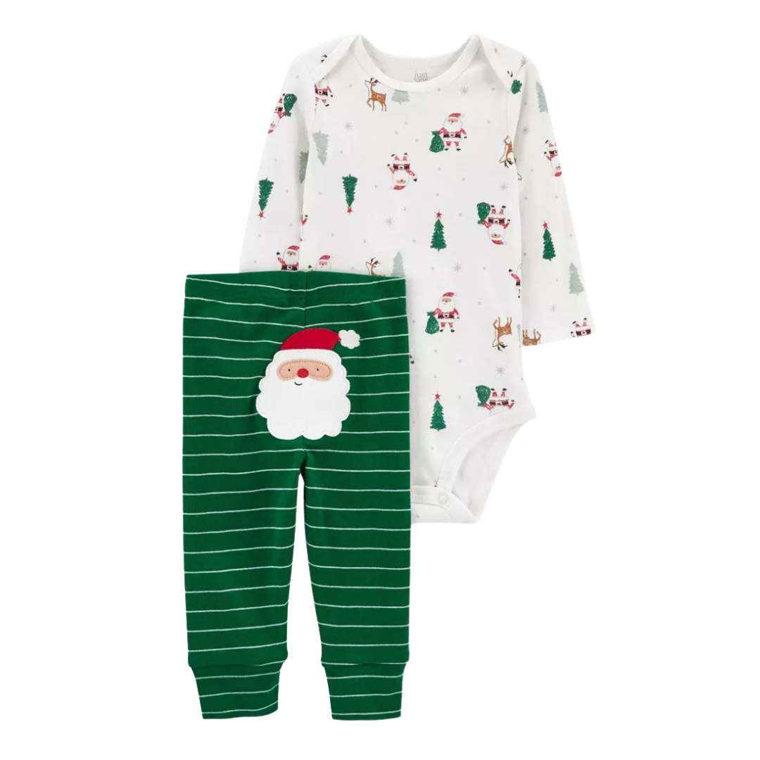 Conjunto Conjunto de algodón Santa| Carter’s - Imagen 1