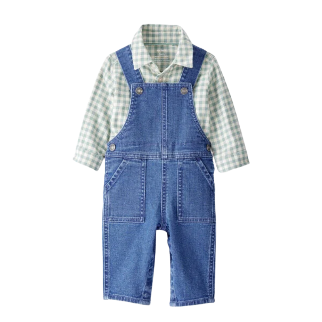 11 Overol y camisa | Carters - Imagen 1